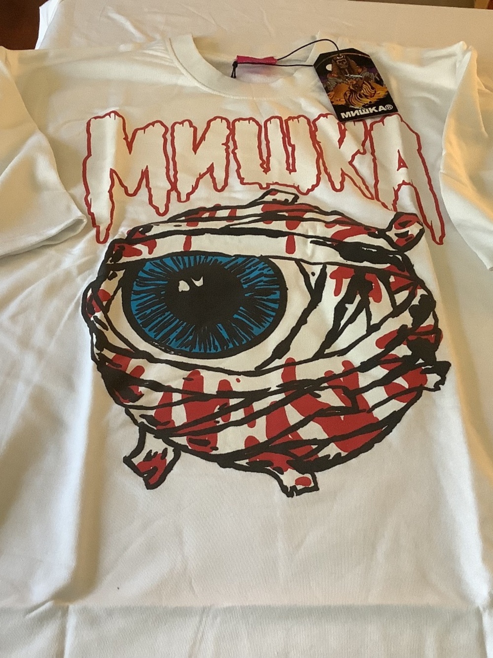 Mishka NYC Eyeball Graphic White New with Tags Bundle.